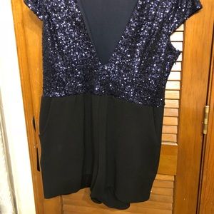 Sequined romper!!